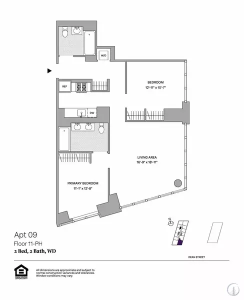2 bedrooms apartment for rent in Prospect Heights - Brooklyn, New York