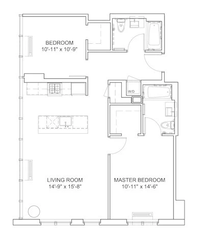 2 bedrooms apartment for rent in Midtown West - Manhattan, New York