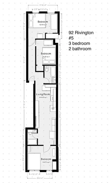3 bedrooms apartment for rent in Lower East Side - Manhattan, New York