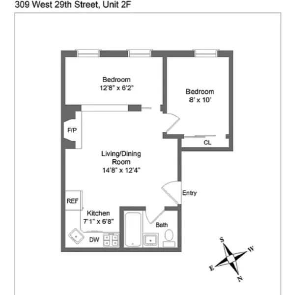 2 bedrooms apartment for rent in Chelsea - Manhattan, New York