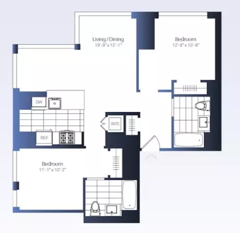 2 bedrooms apartment for rent in Midtown West - Manhattan, New York