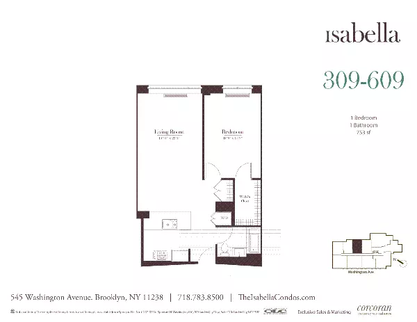 1 bedroom apartment for rent in Prospect Heights - Brooklyn, New York