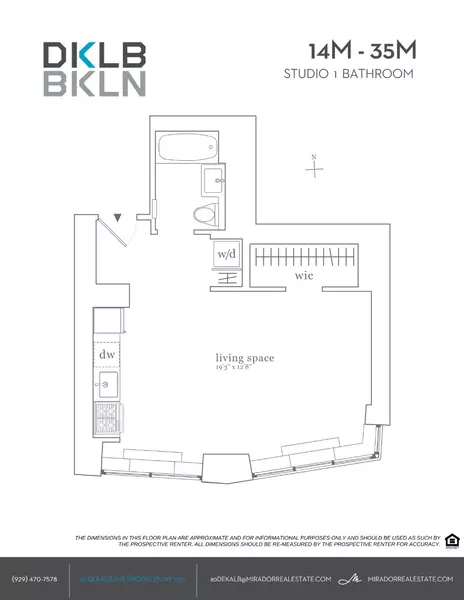 Studio Apartment for rent in Fort Greene - Brooklyn, New York
