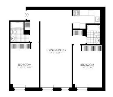 2 bedrooms apartment for rent in Midtown West - Manhattan, New York