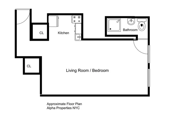 Studio Apartment for rent in Harlem - Manhattan, New York