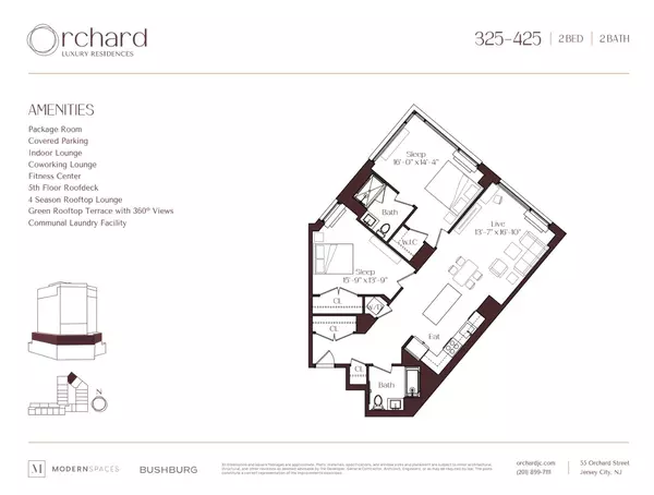 2 bedrooms apartment for rent in Jersey City - Jersey City / Hoboken, New York