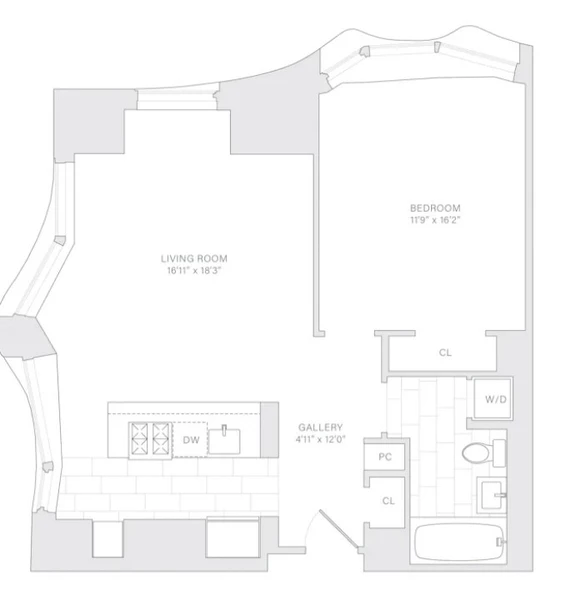 1 bedroom apartment for rent in FiDi - Manhattan, New York