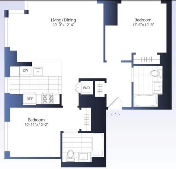 2 bedrooms apartment for rent in Midtown West - Manhattan, New York