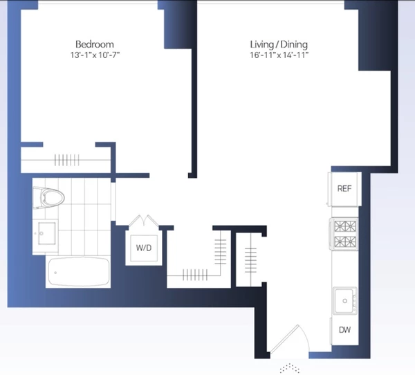 1 bedroom apartment for rent in Midtown West - Manhattan, New York