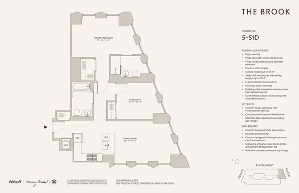 2 bedrooms apartment for rent in Dumbo - Brooklyn, New York