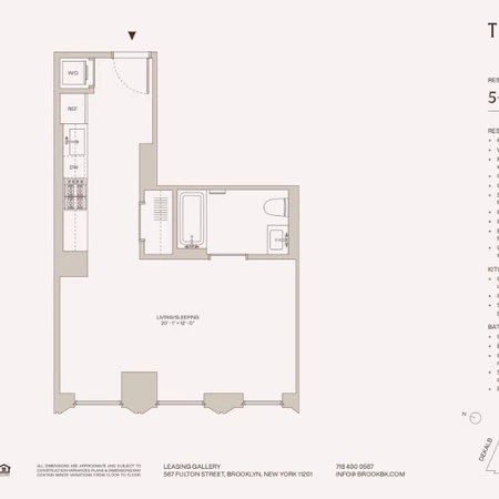 Studio Apartment for rent in Dumbo - Brooklyn, New York
