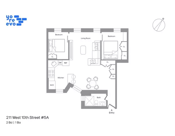 2 bedrooms apartment for rent in West Village - Manhattan, New York