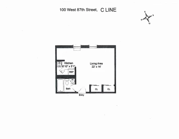 Studio Apartment for rent in Upper West Side - Manhattan, New York