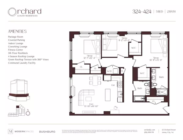 3 bedrooms apartment for rent in Jersey City - Jersey City / Hoboken, New York