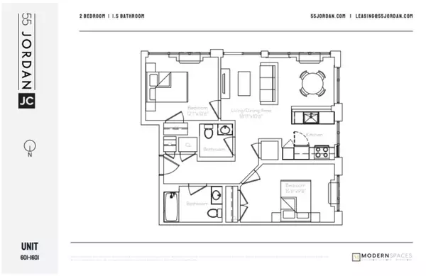 2 bedrooms apartment for rent in Jersey City - Jersey City / Hoboken, New York