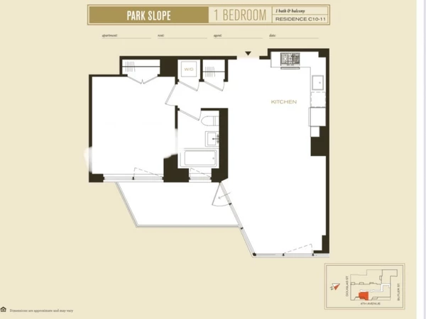 1 bedroom apartment for rent in Park Slope - Brooklyn, New York