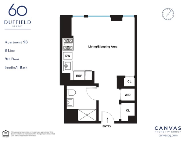 Studio Apartment for rent in Downtown Brooklyn - Brooklyn, New York