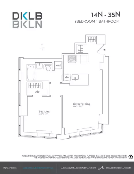 1 bedroom apartment for rent in Fort Greene - Brooklyn, New York