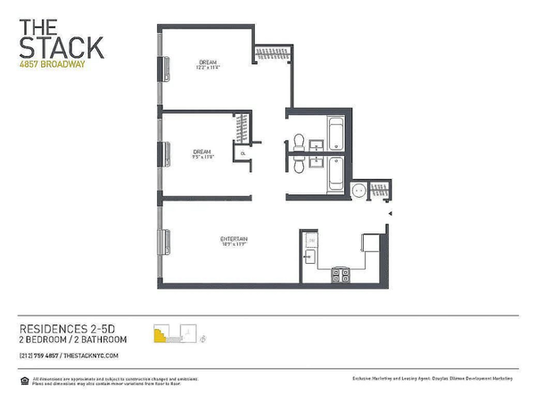 2 bedrooms apartment for rent in Inwood - Manhattan, New York