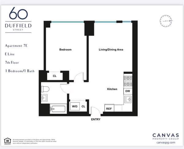 1 bedroom apartment for rent in Downtown Brooklyn - Brooklyn, New York
