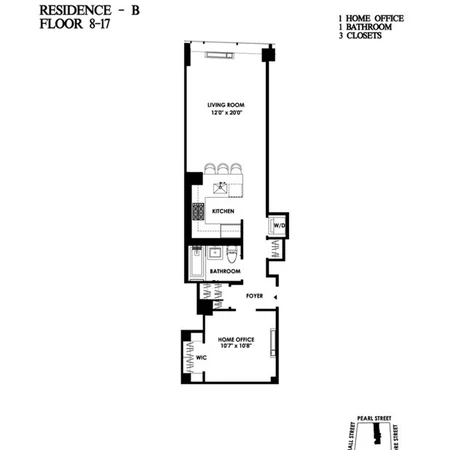 Studio Apartment for rent in FiDi - Manhattan, New York