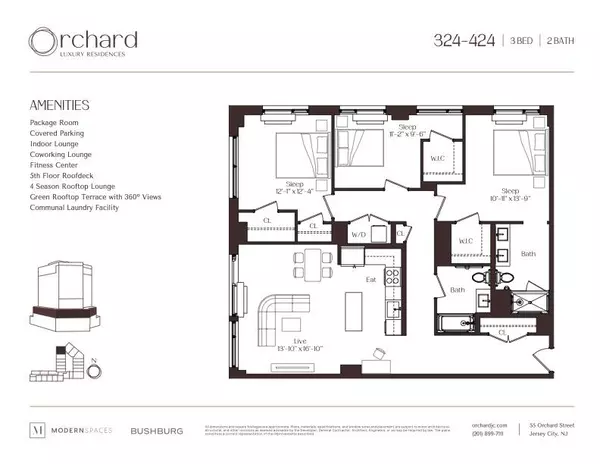 3 bedrooms apartment for rent in Jersey City - Jersey City / Hoboken, New York
