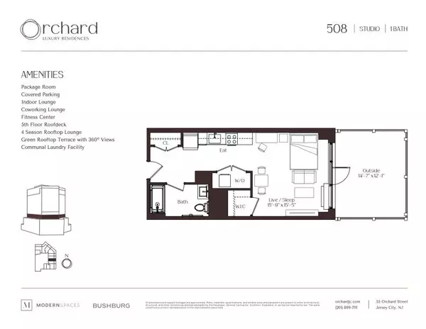 Studio Apartment for rent in Jersey City - Jersey City / Hoboken, New York