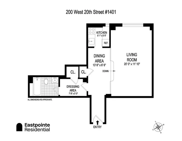 Studio Apartment for rent in Chelsea - Manhattan, New York