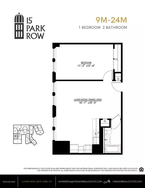 1 bedroom apartment for rent in FiDi - Manhattan, New York