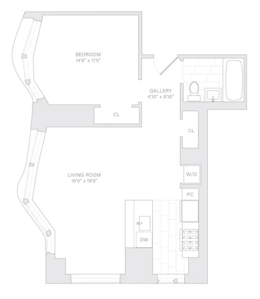 1 bedroom apartment for rent in FiDi - Manhattan, New York