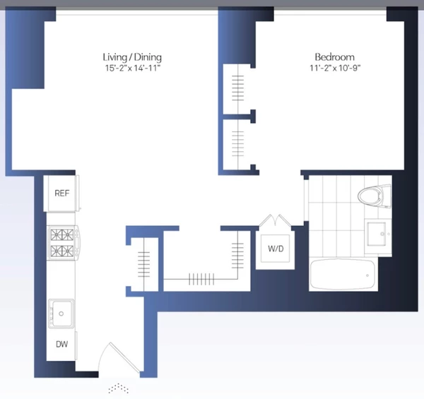 1 bedroom apartment for rent in Midtown West - Manhattan, New York