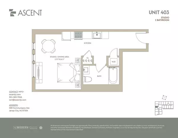 Studio Apartment for rent in Jersey City - Jersey City / Hoboken, New York