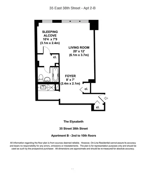 Studio Apartment for rent in Murray Hill - Manhattan, New York