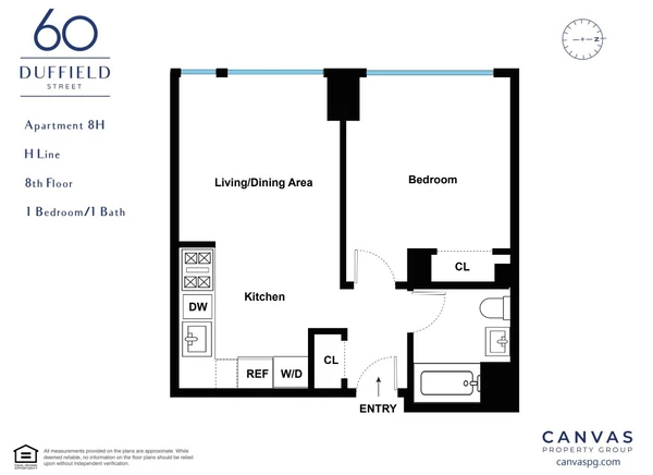 1 bedroom apartment for rent in Downtown Brooklyn - Brooklyn, New York