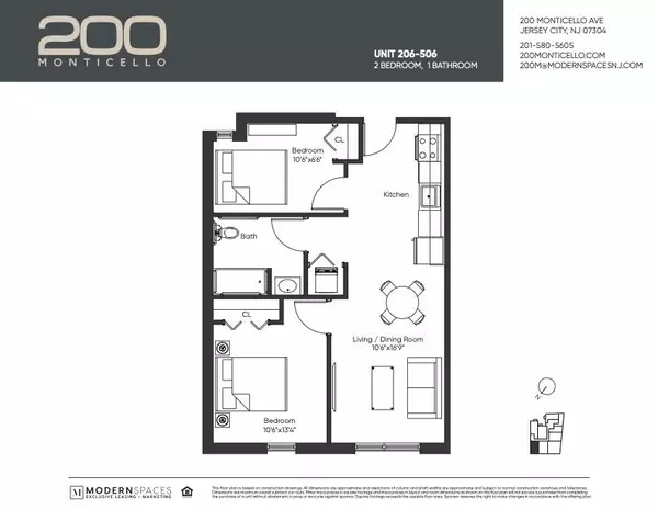 2 bedrooms apartment for rent in Jersey City - Jersey City / Hoboken, New York