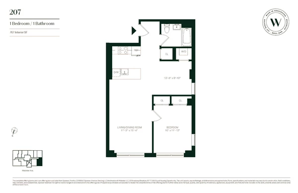 1 bedroom apartment for rent in Kensington - Brooklyn, New York