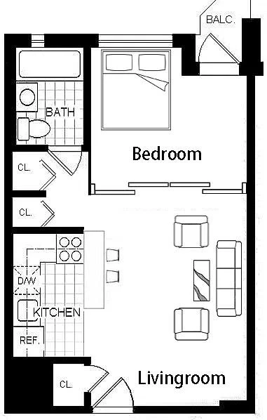 1 bedroom apartment for rent in Chelsea - Manhattan, New York