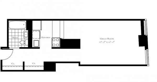Studio Apartment for rent in FiDi - Manhattan, New York