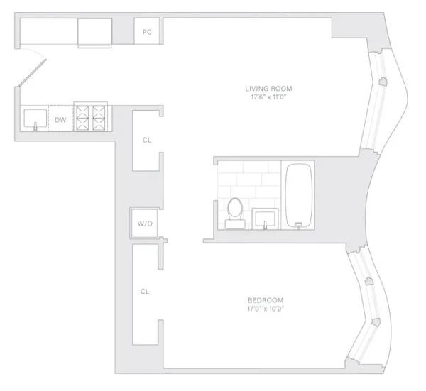 1 bedroom apartment for rent in FiDi - Manhattan, New York