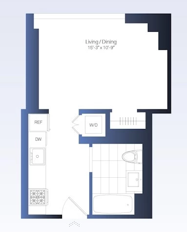 Studio Apartment for rent in Midtown West - Manhattan, New York