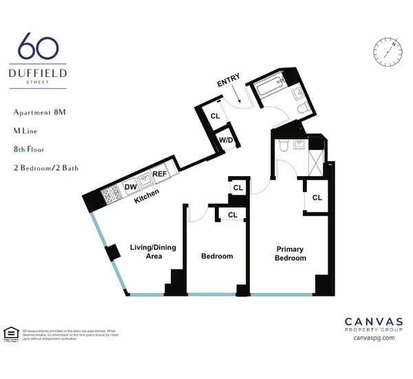 2 bedrooms apartment for rent in Downtown Brooklyn - Brooklyn, New York