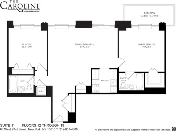 2 bedrooms apartment for rent in Flatiron - Manhattan, New York