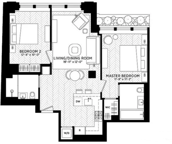 2 bedrooms apartment for rent in FiDi - Manhattan, New York