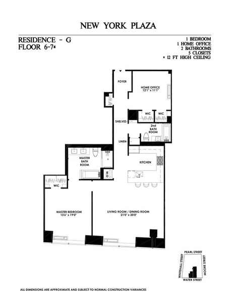 1 bedroom apartment for rent in FiDi - Manhattan, New York