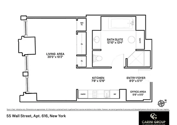 Studio Apartment for rent in FiDi - Manhattan, New York