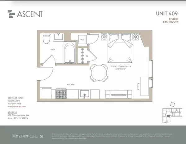 Studio Apartment for rent in Jersey City - Jersey City / Hoboken, New York