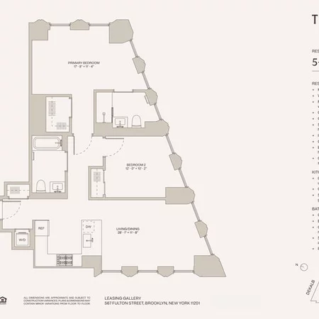 2 bedrooms apartment for rent in Dumbo - Brooklyn, New York