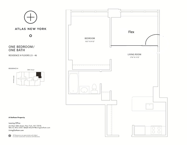 2 bedrooms apartment for rent in Midtown - Manhattan, New York