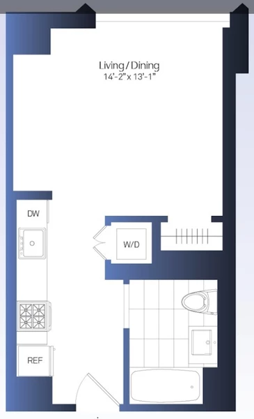 Studio Apartment for rent in Midtown West - Manhattan, New York