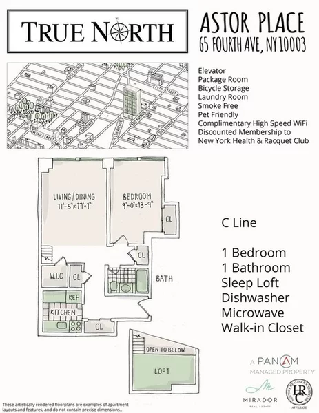 1 bedroom apartment for rent in East Village - Manhattan, New York
